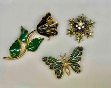 3 Very Fancy Broaches Designer Dynasty more