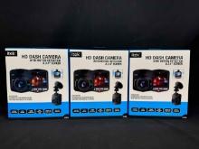 4 United itek HD Dash Cameras NIB