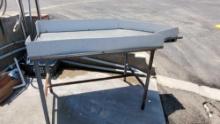 Stainless steel table 36in tall 69in wide 33in depth