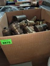 Box of Assorted Lamp Parts.