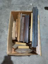 Box of Assorted Picture Frames.
