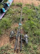 fishing rods and reels