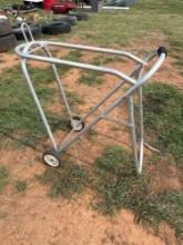 rolling saddle rack