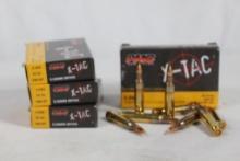 Four boxes of PMC X-Tac 5.56mm 55gr FMJ-BT. Count 80.