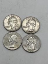 Quarters, 1964, 4 Total