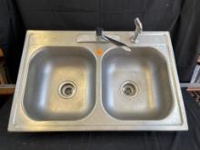 Stainless Steel Dual Basin Sink