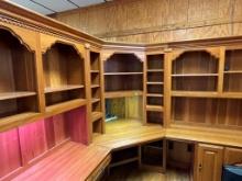 Huge 3 Section Desk with Hutch