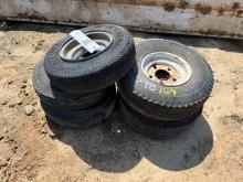 (5) Trailer Tires