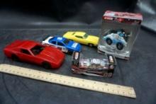Toy Racecars & Ornament