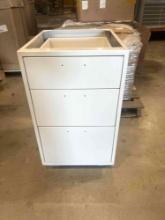 3 Drawer Metal Base Cabinets 32 in x 215/8 in x 18 in - Qty. 8x Money - New in Box