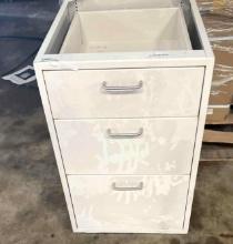 3 Drawer Metal Base Cabinets 35.25 in x 21 5/8 in x 18 in - Qty. 6x Money - New