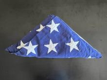 Vintage Valley Forge Bunting U.S. Burial Flag