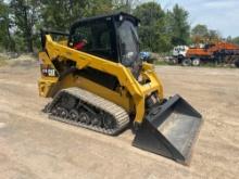 2019 CATERPILLAR 257D TWO SPEED HIGH FLOW CRAWLER SKID STEER