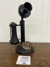 American Electric step base dial candlestick telephone with mercedes dial