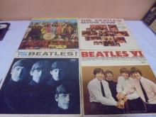 Group of 4 Beatles Albums