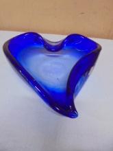 Beautiful Art Glass Heart Bowl