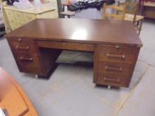7 Drawer Wooden Desk