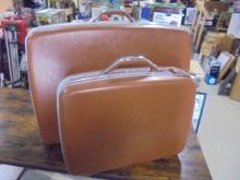 2pc Set of Vintage Samsonite Suitcases