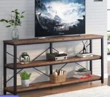 70.9" Console Table, 3-Tier Sofa Table with Metal Frame MSRP $249.99