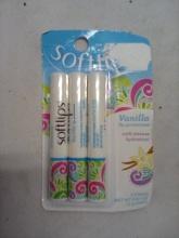 3 Pack of SoftLips Vanilla Lip Protectant