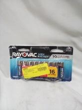 Rayovac High Energy AA Batteries 16 Pack