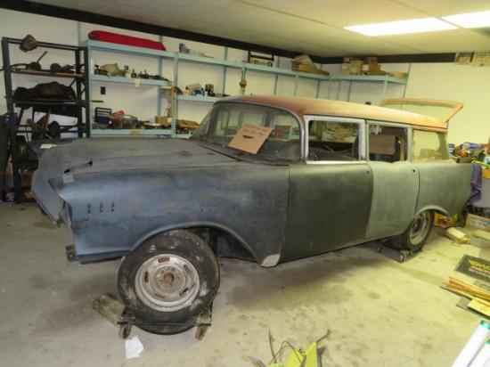 Riddell Auction - '57 Chevy Wagon - Car Parts