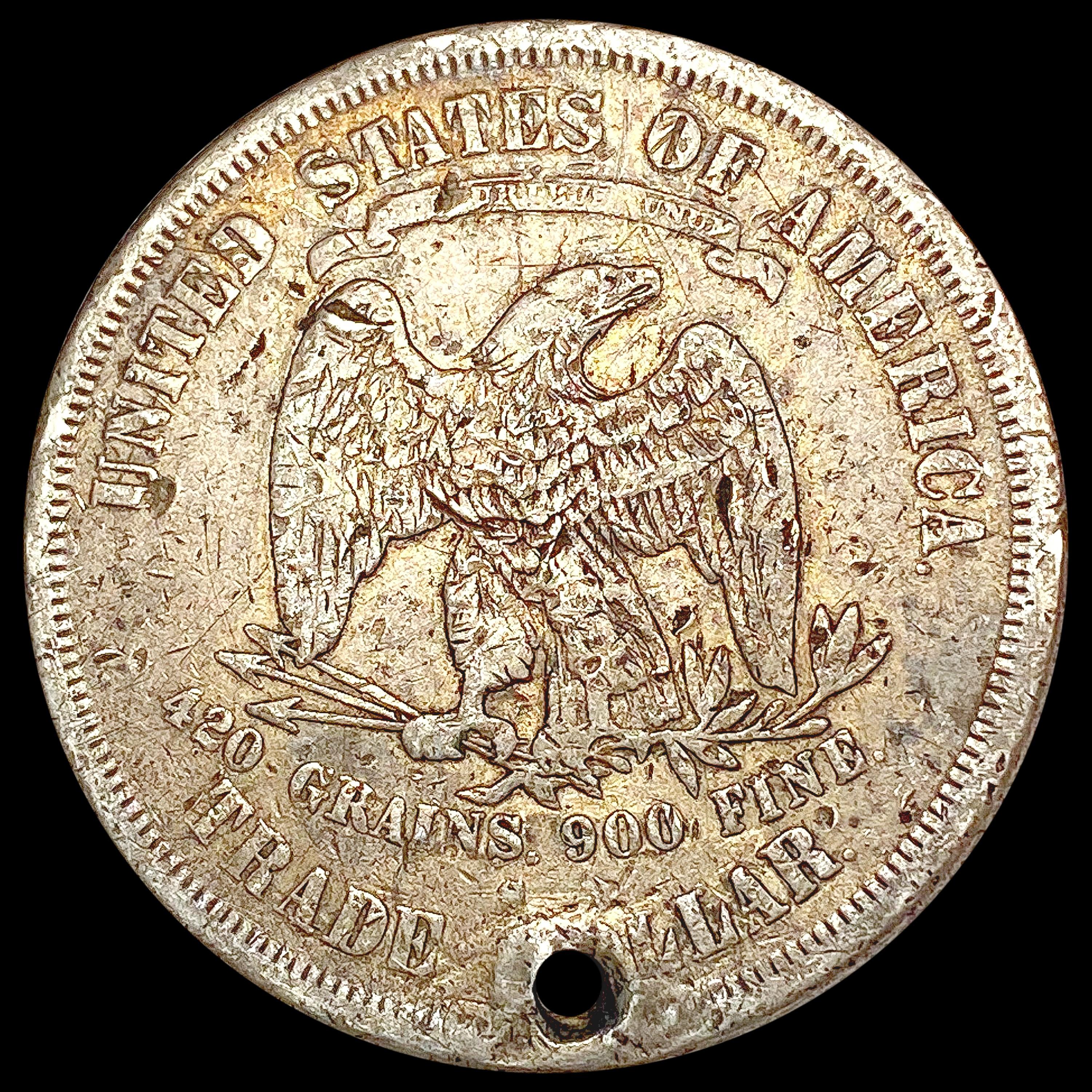 1876-S Silver Trade Dollar NICELY CIRCULATED