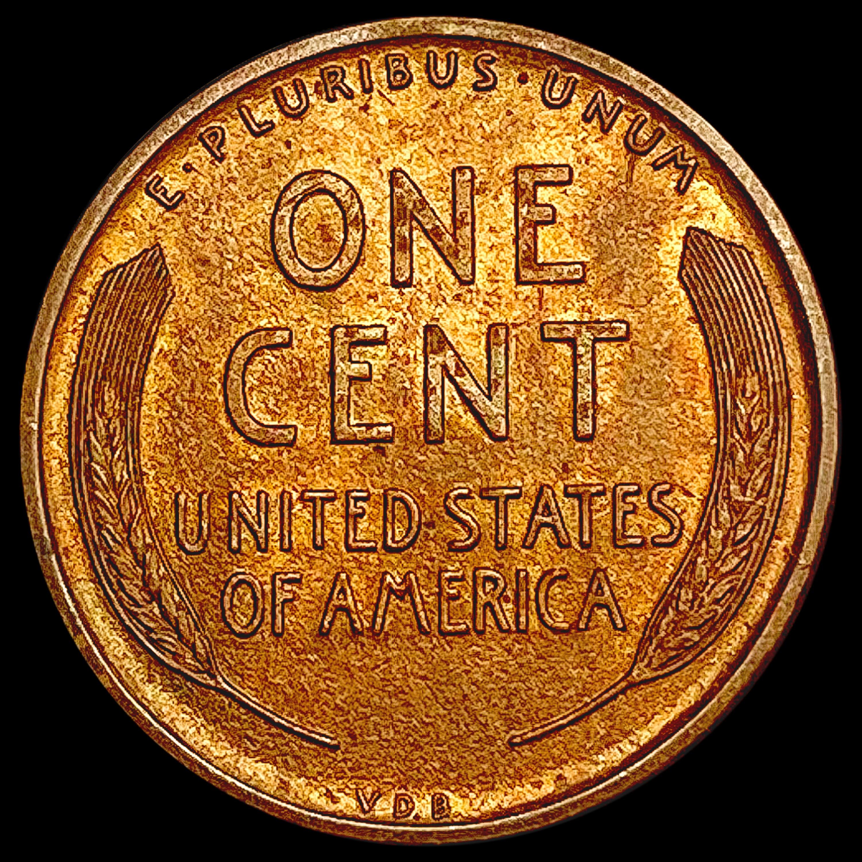 1909 VDB Wheat Cent UNCIRCULATED
