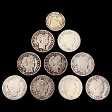 1857-1914 Varied Date Seated Lib and Barber Coinag