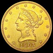 1903 $10 Gold Eagle UNCIRCULATED