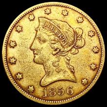1856 $10 Gold Eagle NEARLY UNCIRCULATED
