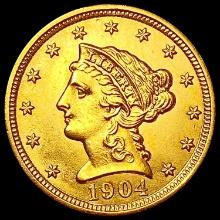 1904 $3 Gold Piece UNCIRCULATED