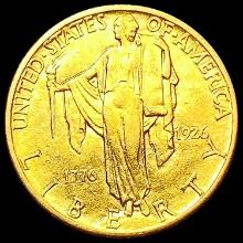 1926 Sesquincentennial $2.50 Gold Quarter Eagle CH