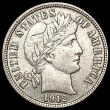 1912-S Barber Dime CLOSELY UNCIRCULATED