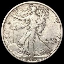 1917 Walking Liberty Half Dollar LIGHTLY CIRCULATE