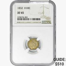 1832 Capped Bust Half Dime NGC XF45