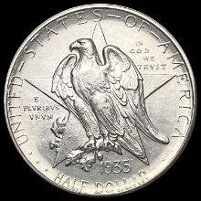 1935-D Texas Half Dollar GEM BU