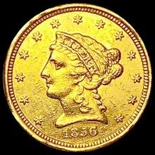 1856 $2.50 Gold Quarter Eagle CHOICE AU