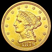 1879 $2.50 Gold Quarter Eagle UNCIRCULATED