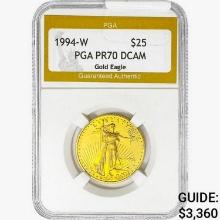 1994-W $25 1/2oz Gold Eagle PGA PR70 DCAM