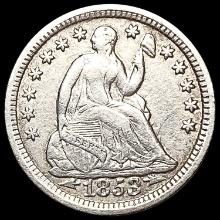1853 Seated Liberty Half Dime NEARLY UNCIRCULATED