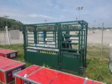 Cattle Chute w/ Catch Gate and Palpation Cage
