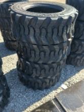 (4) 12-16.5 SKS1 Skid steer tires