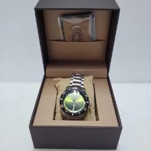 Olive Steel ODD6 Orvin Wrist Watch Day Date & Presentation Box