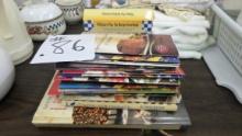 cookbooks, large mixed lot of various cooking styles and foods
