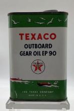 Texaco Plastic Asbestos Roof Cement 1lb Grease Can w/ Graphics