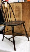 Antique Windsor Style Spindle Back Side Chair