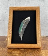 Mel & Nancy Sobolik Carved Wood Feather