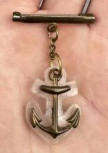 WW2 Navy Anchor Sweetheart Pin