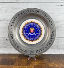 Department of Justice FBI Plate